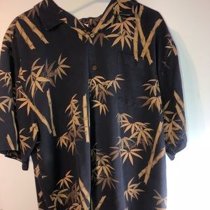 Navy Hawaiian Shirt